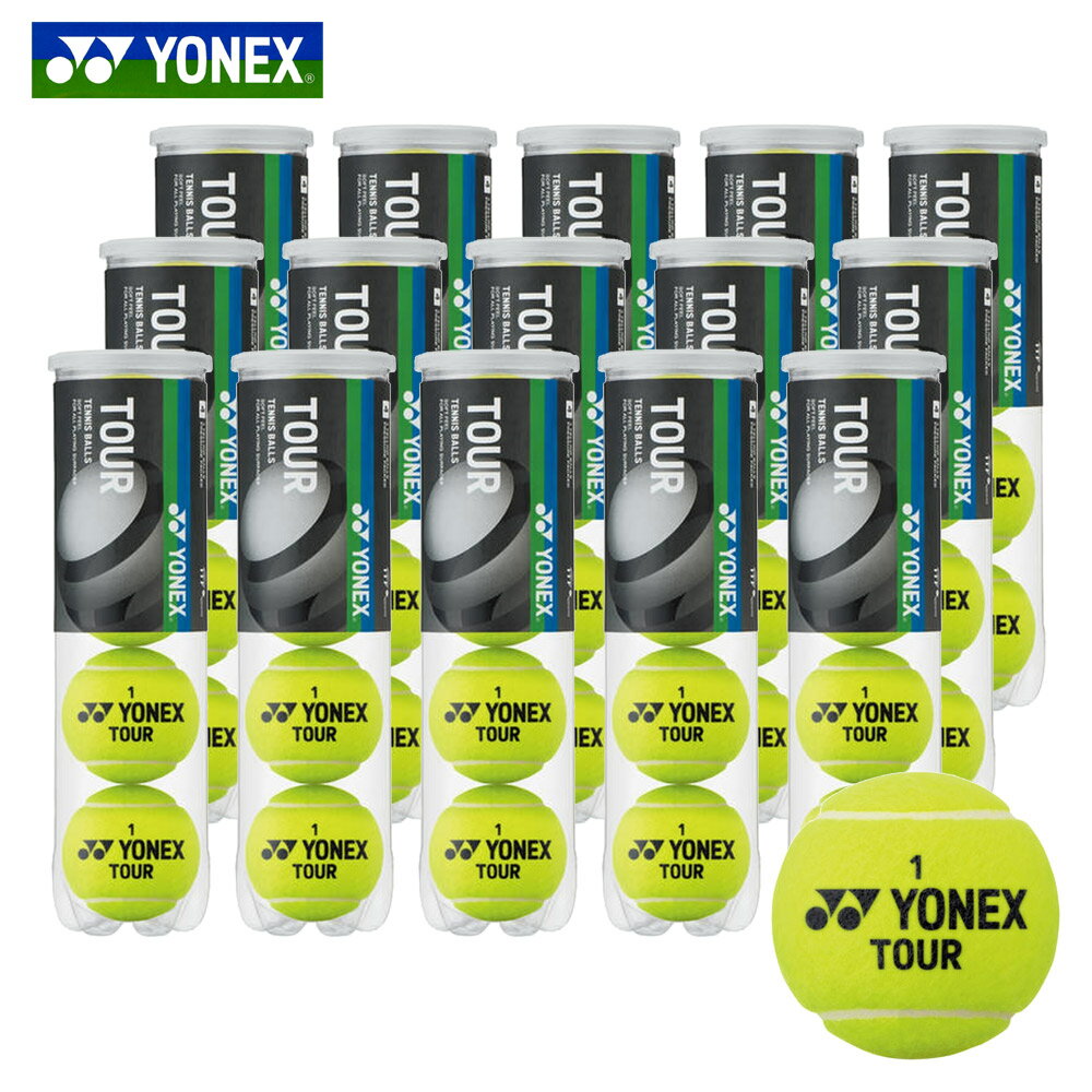 【365日出荷】「あす楽対応」ヨネックス YONEX テニスボール ツアー (1箱60球/5ダース) TB-TUR4 『即日出荷』