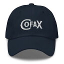 Cofax Coffee Cofax Logo Dad Cap コーファックスコーヒー オリジナル ロゴキャップ【cox001-navy】【取寄商品】