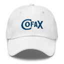 Cofax Coffee Cofax Logo Dad Cap コーファックスコーヒー オリジナル ロゴキャップ【cox002-wht】【取寄商品】