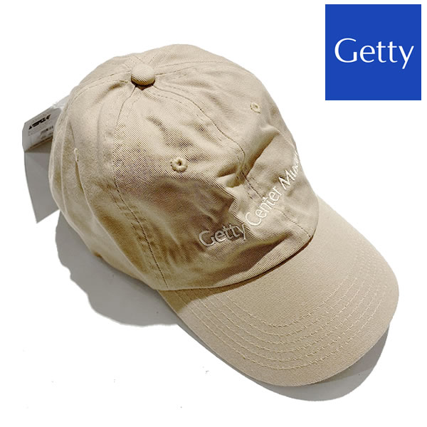 Getty Center Museum Embroidered Logo Cap　ゲッティ・センター オフィシャル ロゴキャップ【get002-ce】swnma