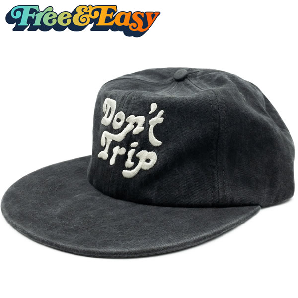 楽天ProssimoFree&Easy フリーアンドイージー Don't Trip Washed Hat キャップ【ht008-blk】【お取り寄せ商品】