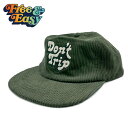 FREE & EASY DON'T TRIP FAT CORDUROY SNAPBACK HAT t[AhC[W[ S Lbvyht171-olivezy񏤕iz