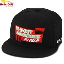 In-N-Out Burger@70TH ANNIVERSARY HAT CAhAEgo[K[ IWi SLbvysku702-blkzy񂹏iz