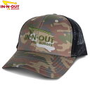 楽天ProssimoIn-N-Out Burger　GREEN EMBROIDERED CAMO HAT インアンドアウトバーガー オリジナル ロゴキャップ【sku737-camo】【お取り寄せ商品】