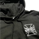 JOKER 039 S SKATE SHOP/ジョーカーズスケートショップ/Logo Hoodies/オリジナルロゴ プルオーバーパーカー/BLACK【jss006-black】