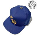 【正規品】CHROME HEARTS CH logo Baseball Cap クロムハーツ 5パネル ベースボールキャップ【029-068816-blue】swqm