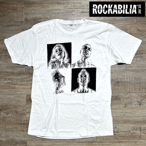 【正規品】ROCKABILIA NO DOUBT Face Mazes T-shirt ロッカビリア バンドTシャツ ノーダウト【413897-11-wht】swqnram