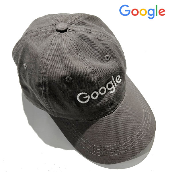 Google Gray Cotton Cap　グーグル コットン ロゴキャップ【pwt-102-gray】swnqrm