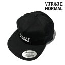 Virgil Normal Logo 5 Panel Hat ヴァージルノーマル 5パネル ロゴキャップ ブラックswqnm