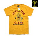 【正規品】GOLD 039 S GYM LOGO Tshirts ゴールドジム ベニス本店限定 Tシャツ【00205101-ylw】smnqa