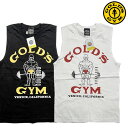 GOLD'S GYM LOGO SWEAT ゴールドジム ベニス店限定　スリーブレスTシャツ タンクトップ【01200501】sqman