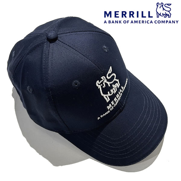 Merrill Signature Hat メリルリンチ ロゴ キャップ【1453597-navy】smn