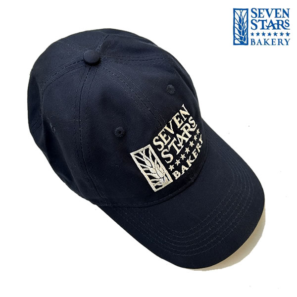 Seven Stars Bakery Logo Baseball Cap ZuX^[x[J[ SLbvyssb001-navyzsqwm