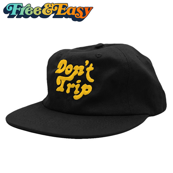 Free&Easy Don't Trip Unstructured Hat t[AhC[W[ S Lbvyht117-blkzy񏤕iz