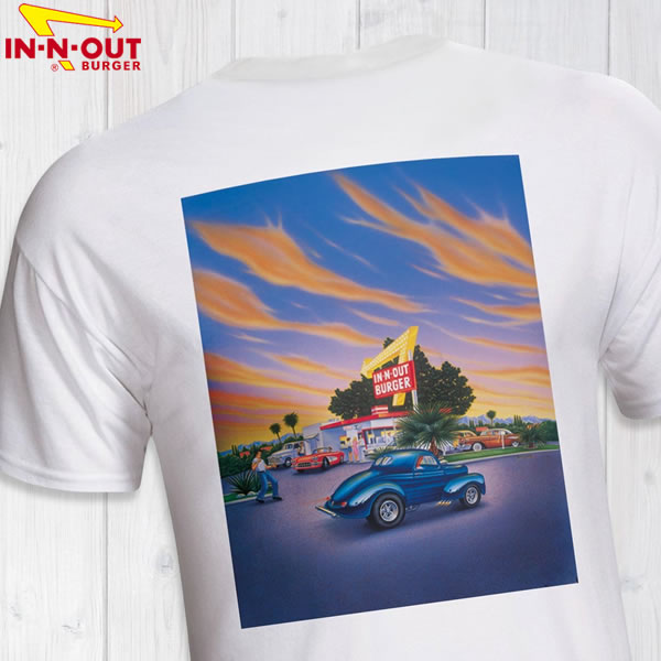 In-N-Out Burger　1996 T-SHIRT　インアンドアウトバーガー オリジナルプリントTシャツ【sku110-wht】【お取り寄せ商品】