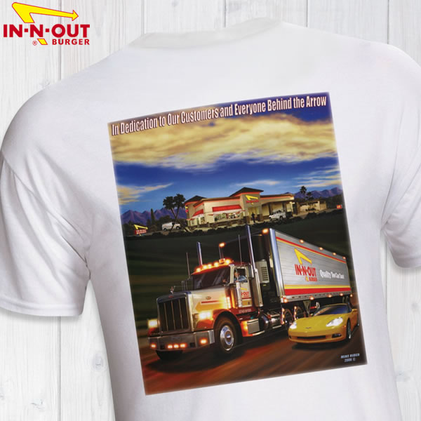 楽天ProssimoIn-N-Out Burger　2006 BEHIND THE SCENES　インアンドアウトバーガー オリジナルプリントTシャツ【sku118-wht】【お取り寄せ商品】