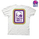 Taco Bell Sign shirt　タコベル オリジナル ロゴ クルーネックTシャツ【tcb008-wht】【取寄商品】