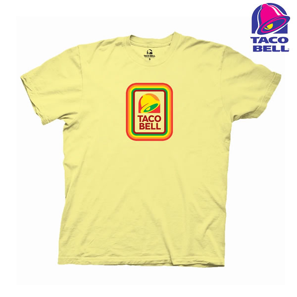 Taco Bell Retro-Inspired Logo Shirt٥ ꥸʥ  롼ͥåTġtcb009-yl...