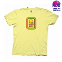 Taco Bell Retro-Inspired Logo Shirt　タコベル オリジナル ロゴ クルーネックTシャツ【tcb009-ylw】【取寄商品】