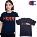 UNIVERSITY OF PENNSYLVANIA Champion T-Shirt ペンシルバニア大学 チャンピオン ロゴTシャツ【101245956】mn...