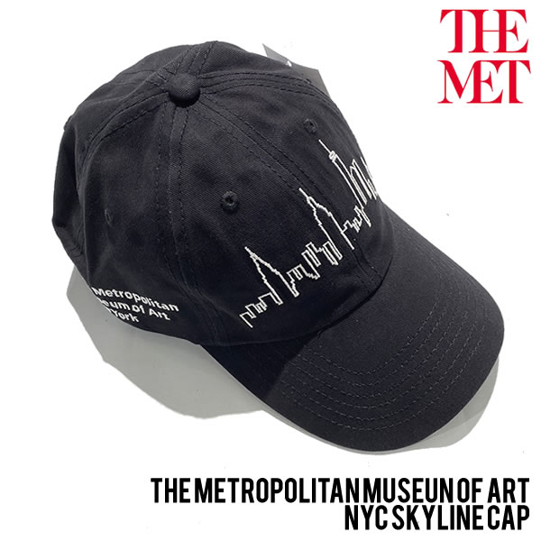 Metropolitan Museum of Art　Met NYC Skyline Cap　メトロポリタンミュージアム オリジナル ロゴキャップ【80045729-blk】
