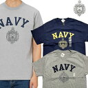 U.S. Naval Academy USNA NAVY OVER CREST TEE USNA 公式ロゴTシャツ【gss-9851】mns