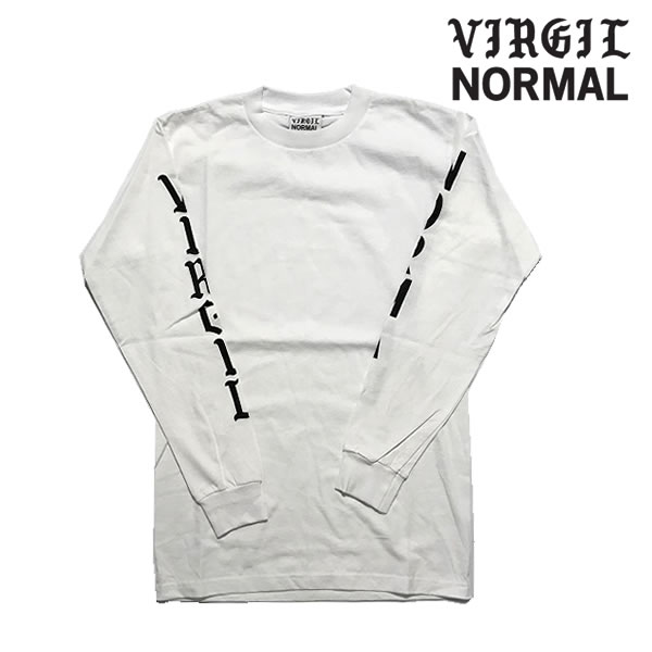 ヴァージルノーマル/Virgil Normal/ロングスリーブT/Long Sleeve Shop T-shirt/WHITE/vn002-white / n