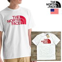 ザ・ノース・フェイス USAモデル メンズ ロゴ Tシャツ THE NORTH FACE HALF DOME TEE 【9706509800-wht】smq