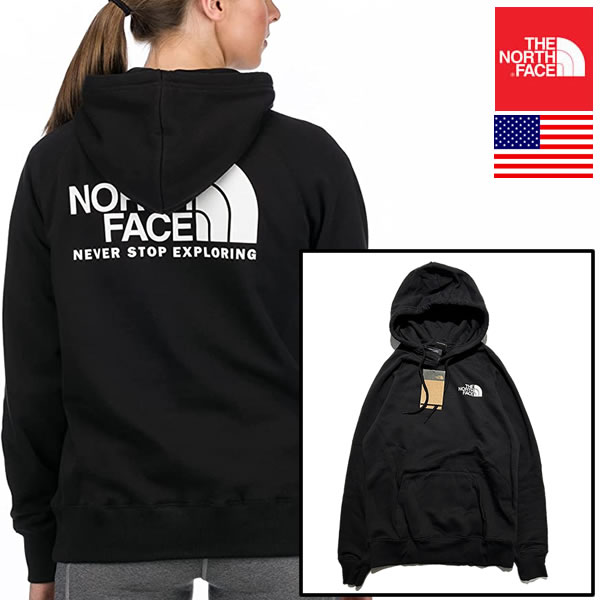 楽天Prossimo【正規品】【USAモデル】The North Face Women's Throwback Pullover Hoodie ノースフェイス USAモデル レディース ハーフドーム プルオーバーパーカー 【9624847073-blk】q