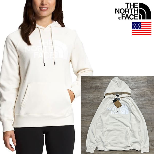 ザ・ノース・フェイス USAモデル レディース パーカー THE NORTH FACE WOMEN'S HALF DOME PULLOVER HOODIE 【9624946111-wht】sqm