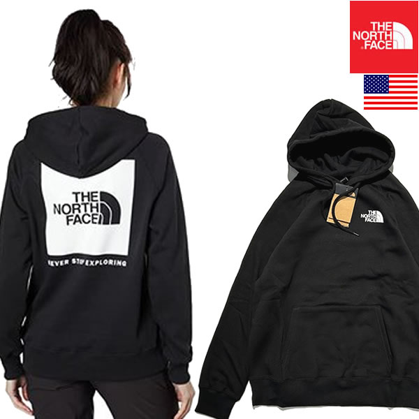 ザ・ノース・フェイス 【正規品】【USAモデル】The North Face Women's BOX NSE HOODIE ノースフェイス USAモデル レディース プルオーバーパーカー 【962830685-blk】swqa