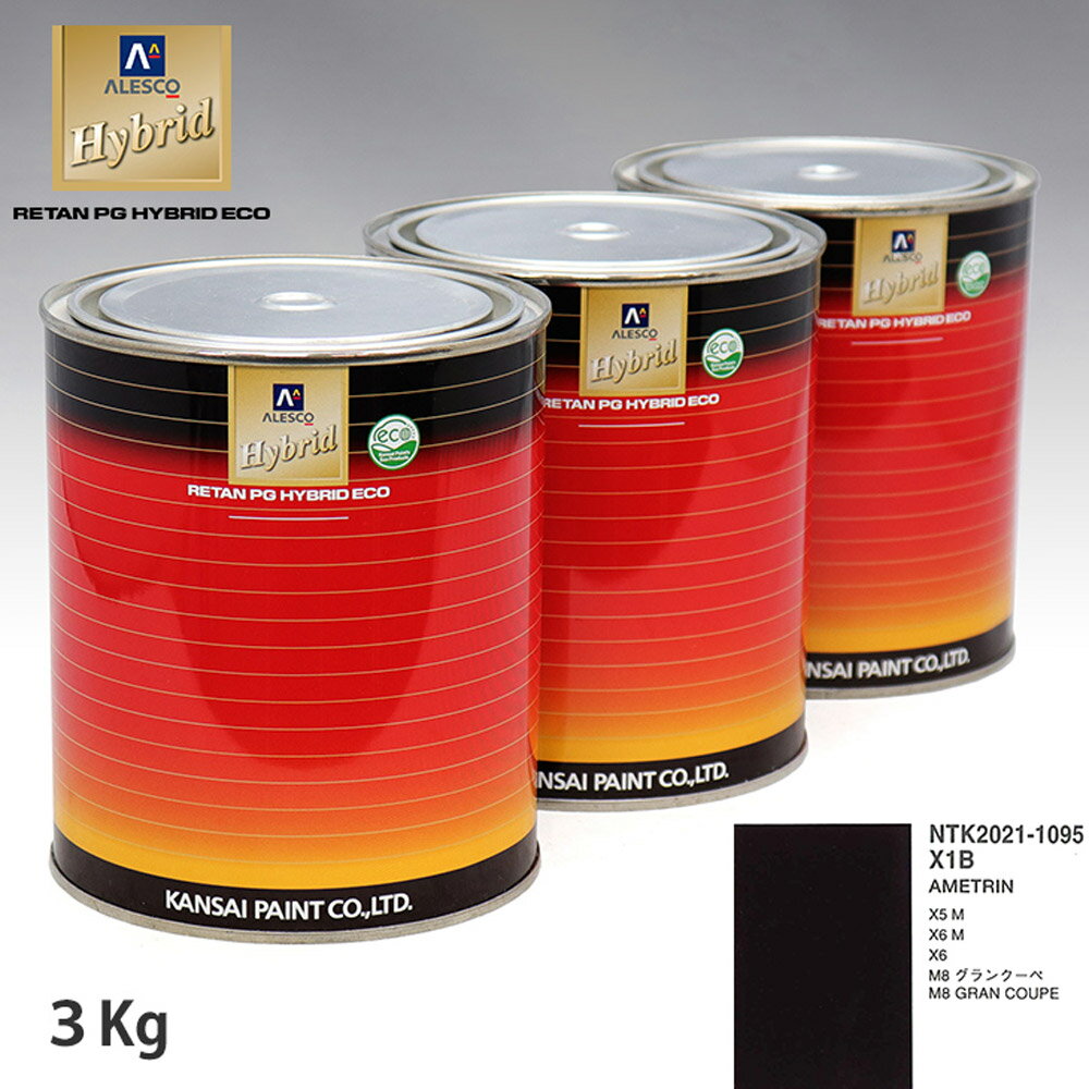関西ペイント ハイブリッド 調色 BMW X1B AMETRIN　3kg（希釈済）