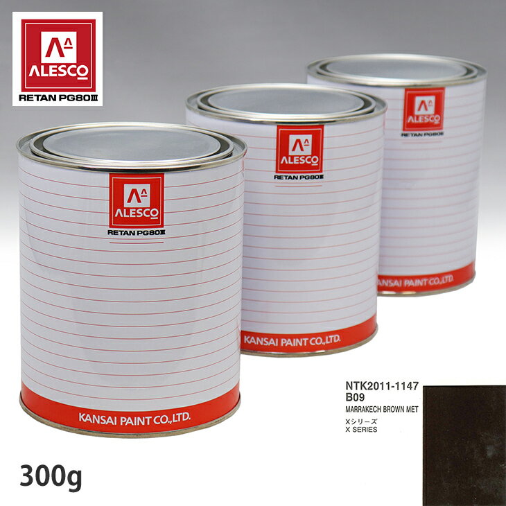 関西ペイント PG80 調色 BMW B09 MARRAKECH BROWN MET 300g（原液） スプレーガン 塗装 自動車塗装 自動車用塗料 スプレーガン用塗料 自動車ペイント