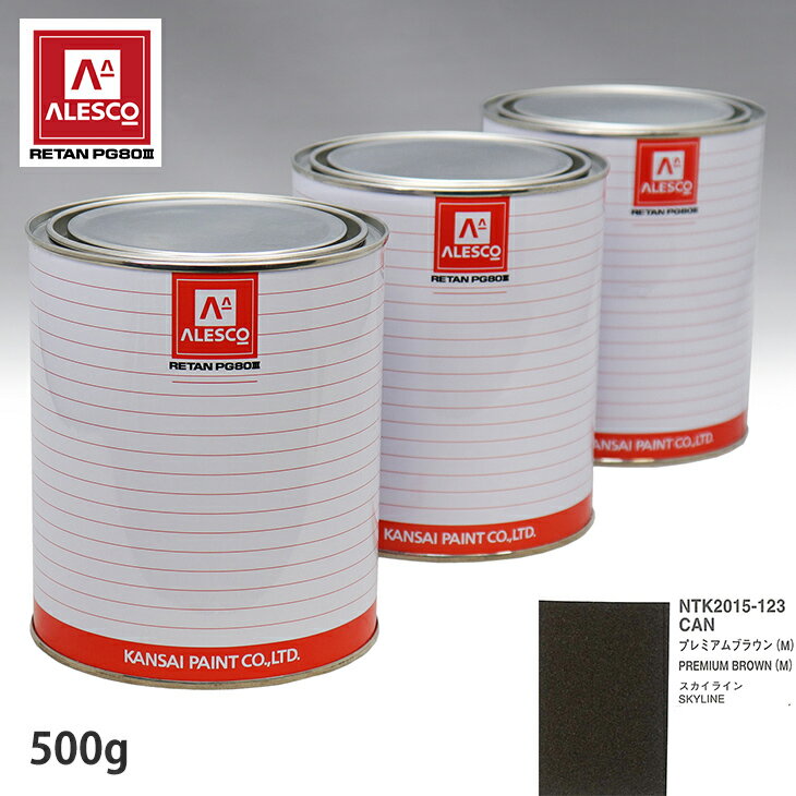 関西ペイント PG80 調色 ニッサン CAN プレミアムブラウン(M) 500g（原液）