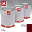 関西ペイント PG80 調色 プジョー P9(LKR) ROUGE BABYLONE 原液カラーベース2kg 原液カラークリヤー2kg セット(3コート)