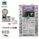 エコロック 耐擦傷性クリヤーT プラスチック仕様 1kgセット(シンナー硬化剤付) / ロックペイント クリヤー 塗料
