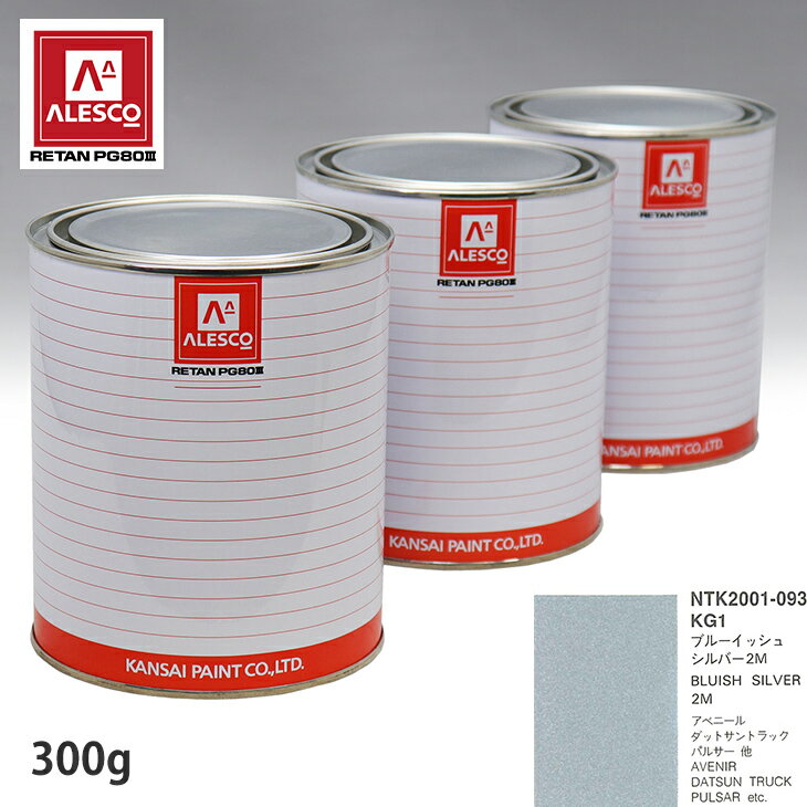 関西ペイント PG80 調色 ニッサン KG1 ブルーイッシュシルバー...(2)