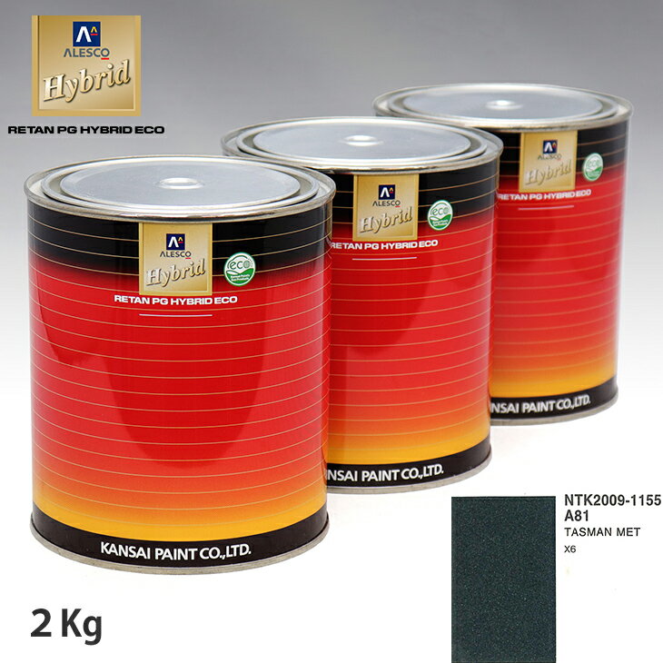 関西ペイント ハイブリッド 調色 BMW A81 TASMAN MET　2kg（希釈済）
