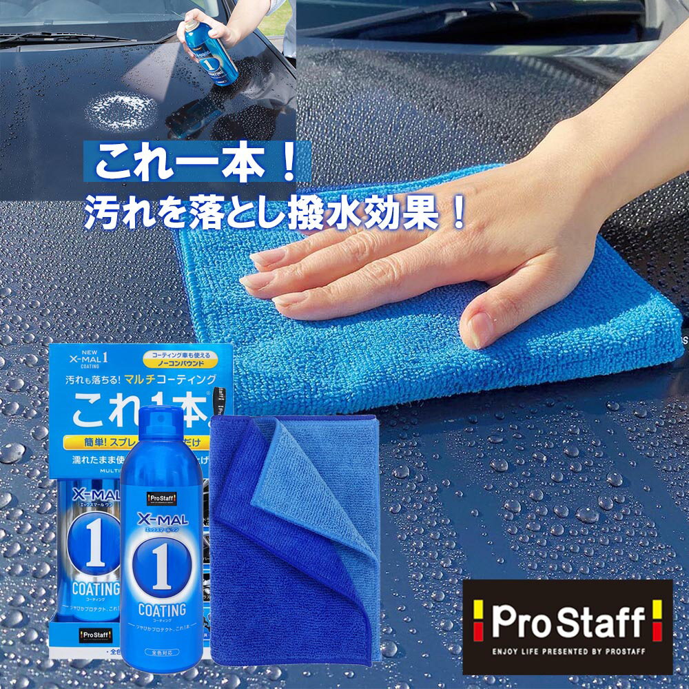 プロスタッフ (PROSTAFF) 小傷も汚れも磨き艶ピカ！ NEWエックスマールワン コーティング S192 (車 バ..