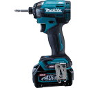 マキタ(Makita)充電式インパクトドライバ TD002GRDXフルセット、バッテリBL4025×2本・充電器DC40RA・ケース付
