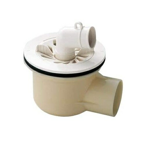 ・ABS樹脂製横引き排水トラップ ・エルボカラー：ホワイト 商品番号： 2265002000214 （　　）（画I詳I）