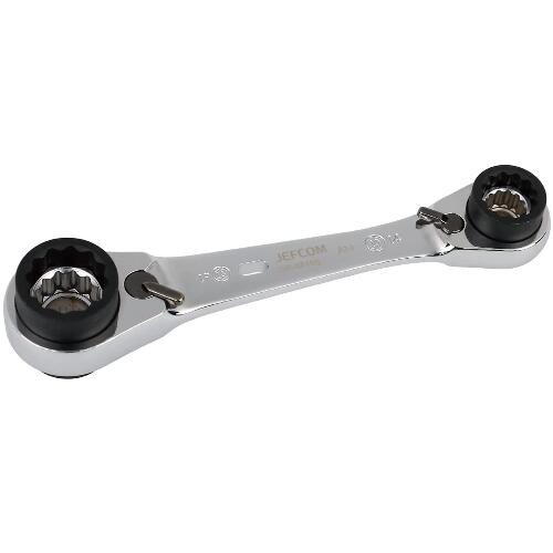 【在庫あり】DENSAN(デンサン) ジェフコムマルチ8ソケットレンチ（ショートタイプ）DR-0819S