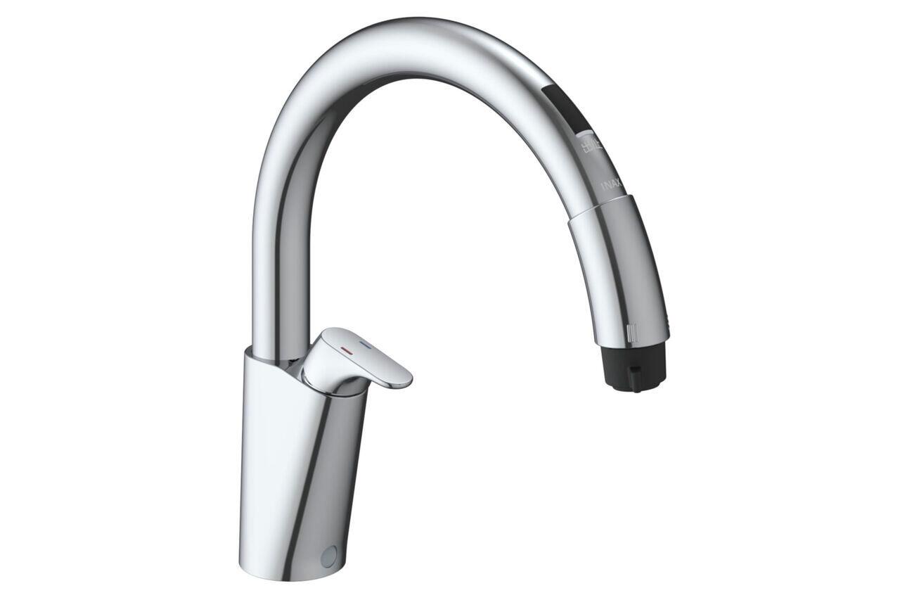 【在庫限り・最短当日出荷】LIXIL（リクシル） キッチン用タッチレス水栓 ナビッシュ 乾電池式　SF-NB454SX単一乾電池2本でタッチレス水栓に！！