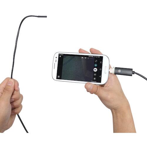【アウトレット販売・最短当日出荷】サンコーAndroid／PC両対応5.5mm径内視鏡ケー...