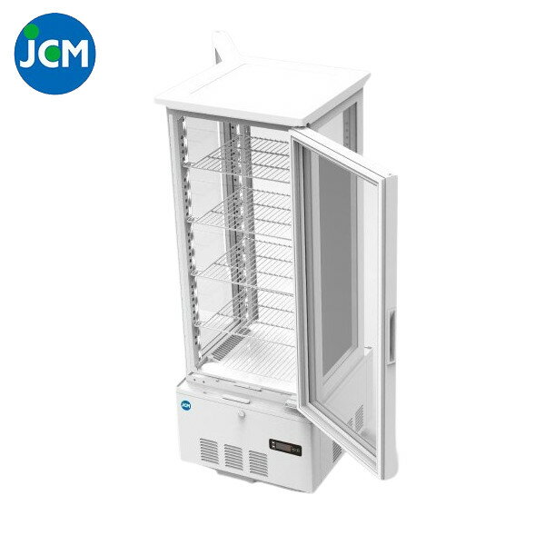 JCM 4面ガラス冷蔵ショーケース（両面扉） JCMS-103W 103L 434×446×1154