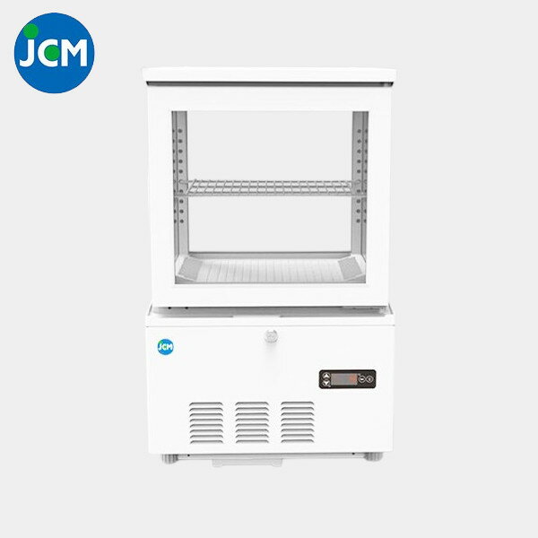 JCM 4面ガラス冷蔵ショーケース（片面扉）JCMS-41 39L 434×398×714