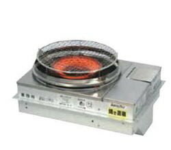 樂天商城 - 焼き道楽 半埋込タイプ 焼物コンロ KSR-NU 260×350×H157.5