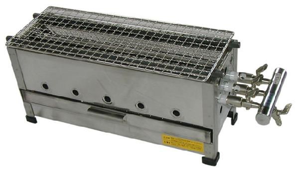 ガス串焼器 業務用 TG-230 都市ガス（13A）仕様 焼鳥コンロ（2本バーナー）