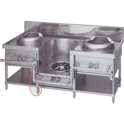 マルゼン 中華レンジ 外管式 3口レンジ MRS-103E