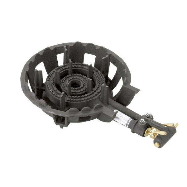 EBM 大栄産業 鋳物ガスコンロ DE-21nSL 2重（羽根ナシ）LPガス（プロパン）仕様